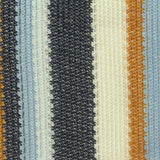 Dark Blue Vertical-Stripe Warp Knit, Polyester