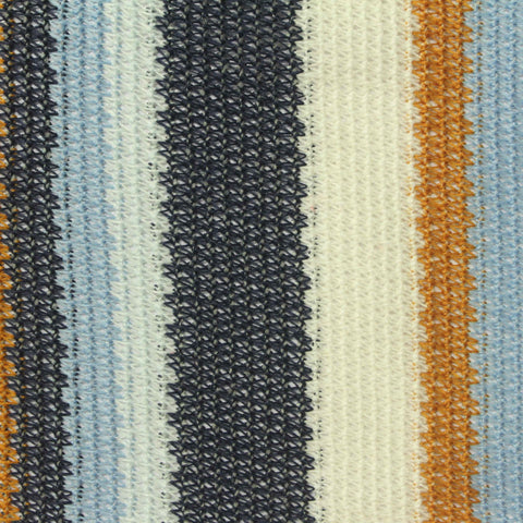 Dark Blue Vertical-Stripe Warp Knit, Polyester