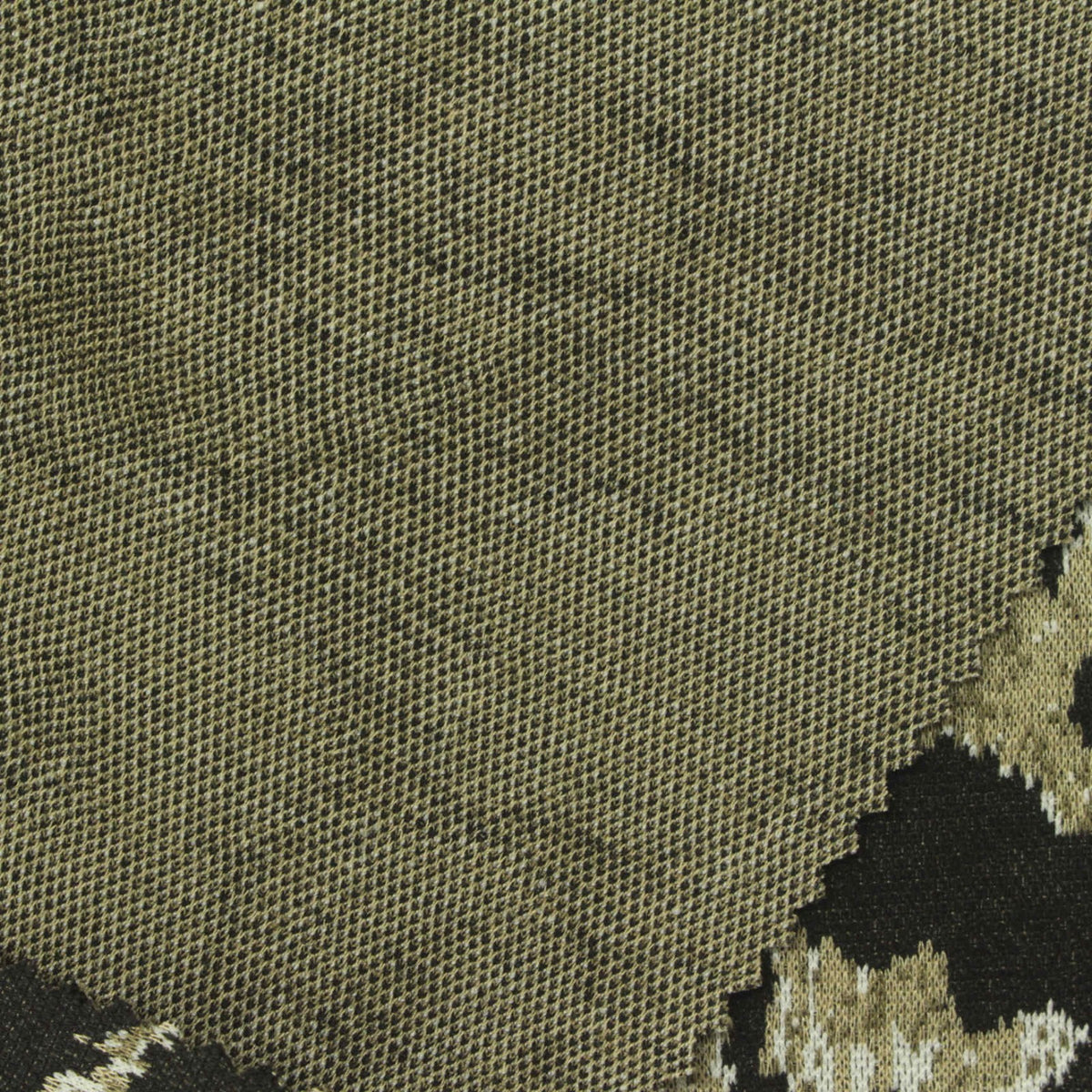 Black Animal Print Jacquard, Polyester, 240 gsm