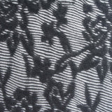 Black Abstract Jacquard, Polyester