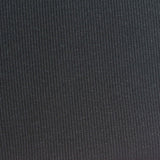 Cotton Polyester Stretch Rib Knit Fabric, 400 gsm, 120 cm — Black