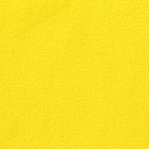 100% Polyester Fleece Fabric, 240 gsm, 160 cm — Yellow