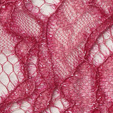 Fuchsia Openwork Lace, Polyester — texture