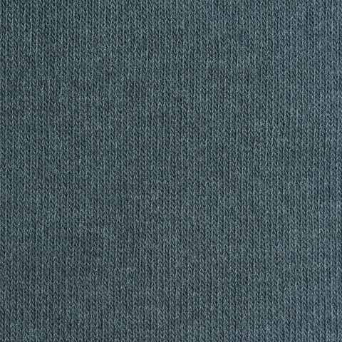 Brushed Polyester Cotton Chunky Knit Fabric, 275 gsm, 160 cm — Blue
