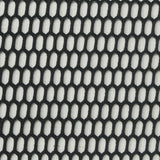 100% Polyester Mesh Fabric, 240 gsm, 150 cm — Black