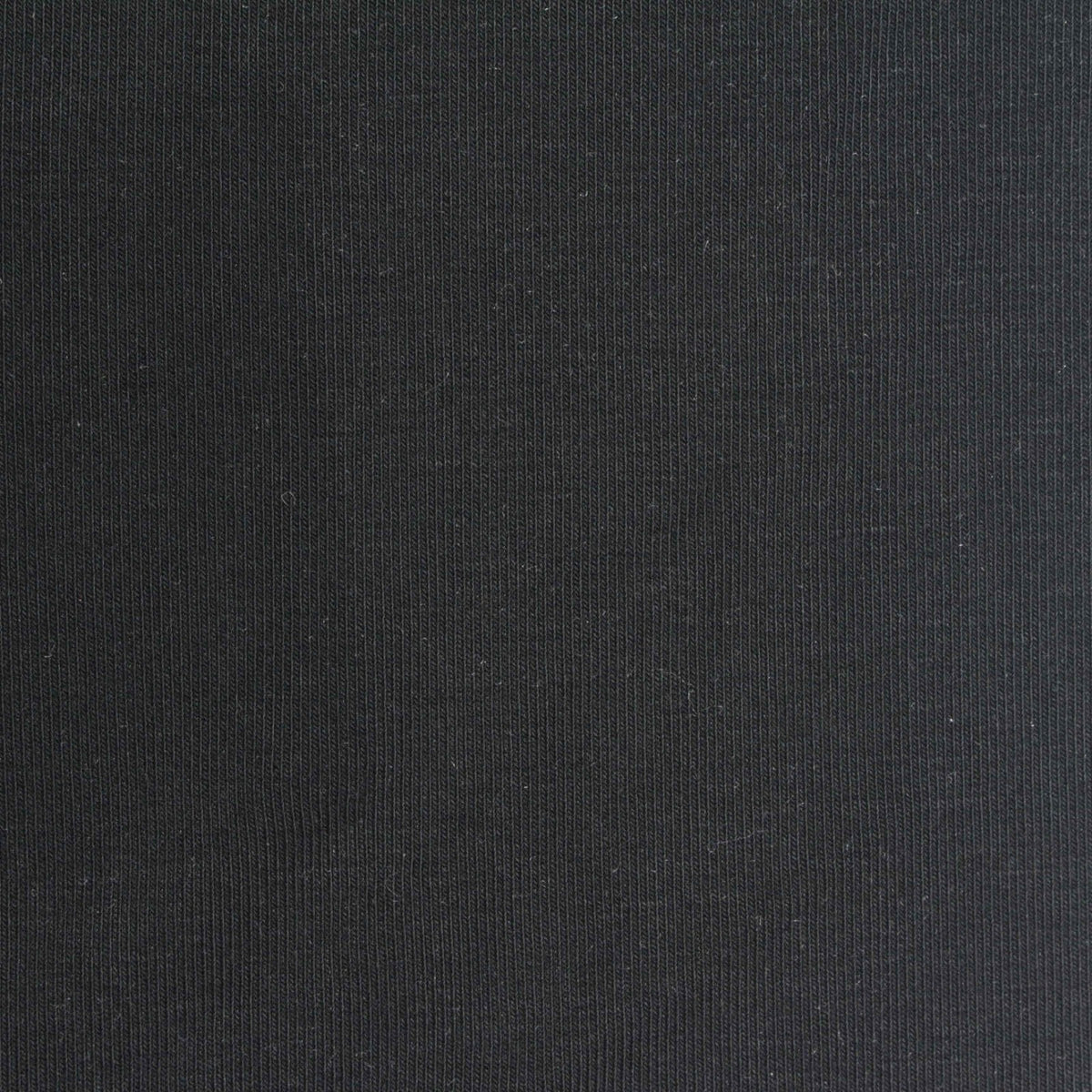 Tencel Lyocell Acetate Stretch Rib Knit Fabric, 210 gsm, 155 cm — Black