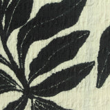 Black Leaves Warp Knit, Polyester
