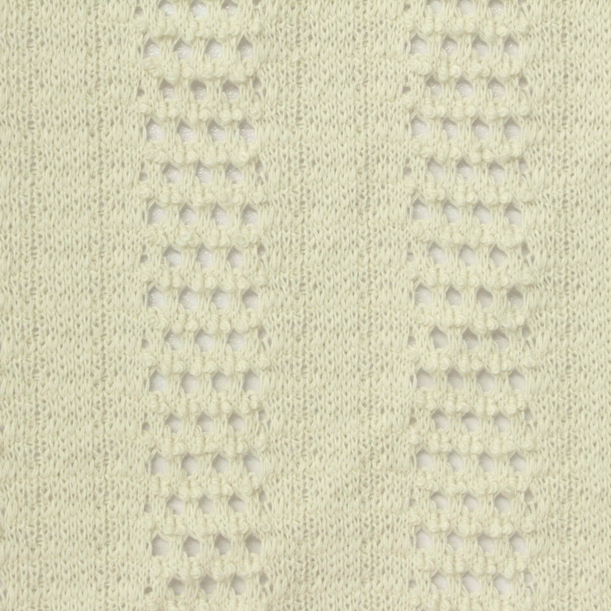 Off-White Openwork-Diamond Chunky Knit, Cotton-Poly