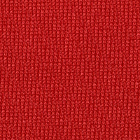 Nylon Stretch Waffle Knit Fabric, 230 gsm, 150 cm — Red