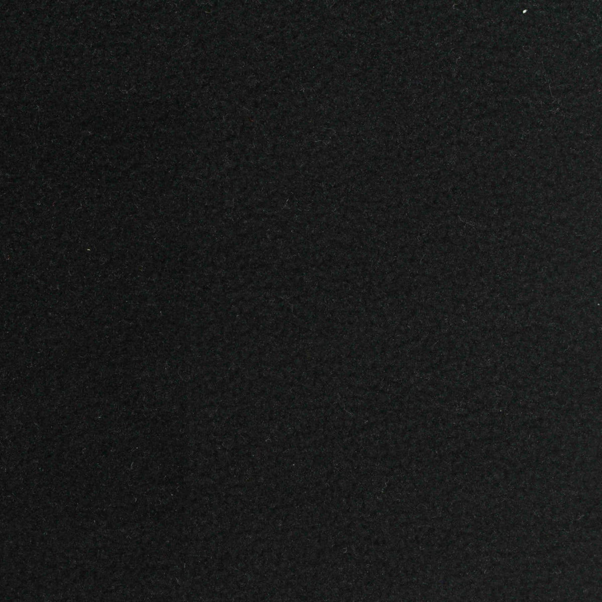 100% Polyester Fleece Fabric, 330 gsm, 175 cm — Black