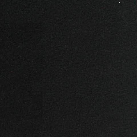 100% Polyester Fleece Fabric, 330 gsm, 175 cm — Black