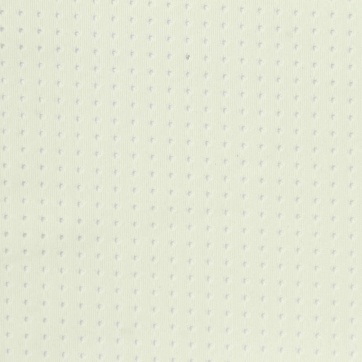 Cream Tone-on-Tone Dot Warp Knit, Polyester