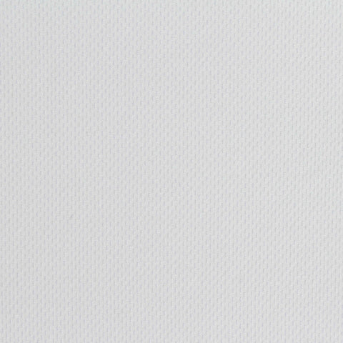 100% Polyester Birdseye Knit Fabric, 220 gsm, 165 cm — White