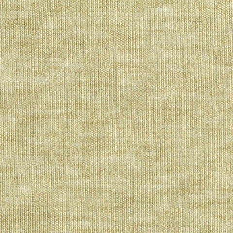 Light Yellow Marl Rib Knit, Tencel Lyocell-Wool