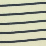 Dark Grey Horizontal-Stripe Rib Knit, Cotton