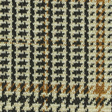 Black Houndstooth Jacquard, Poly-Cotton — texture
