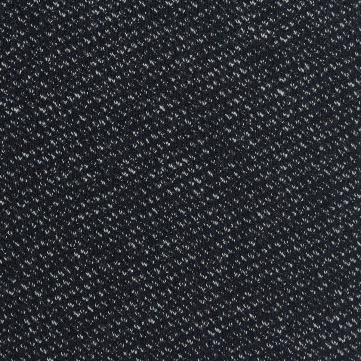 White Marl Interlock Knit, Polyester, 238 gsm