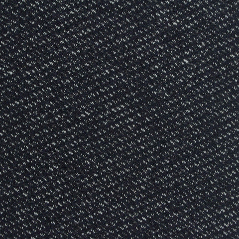 White Marl Interlock Knit, Polyester, 238 gsm