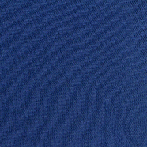 Polyester Stretch Chunky Knit Fabric, 175 gsm, 160 cm — Blue, ref EF-270994