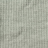 Heather Polyester Cotton Stretch Waffle Knit Fabric, 280 gsm, 165 cm — Grey
