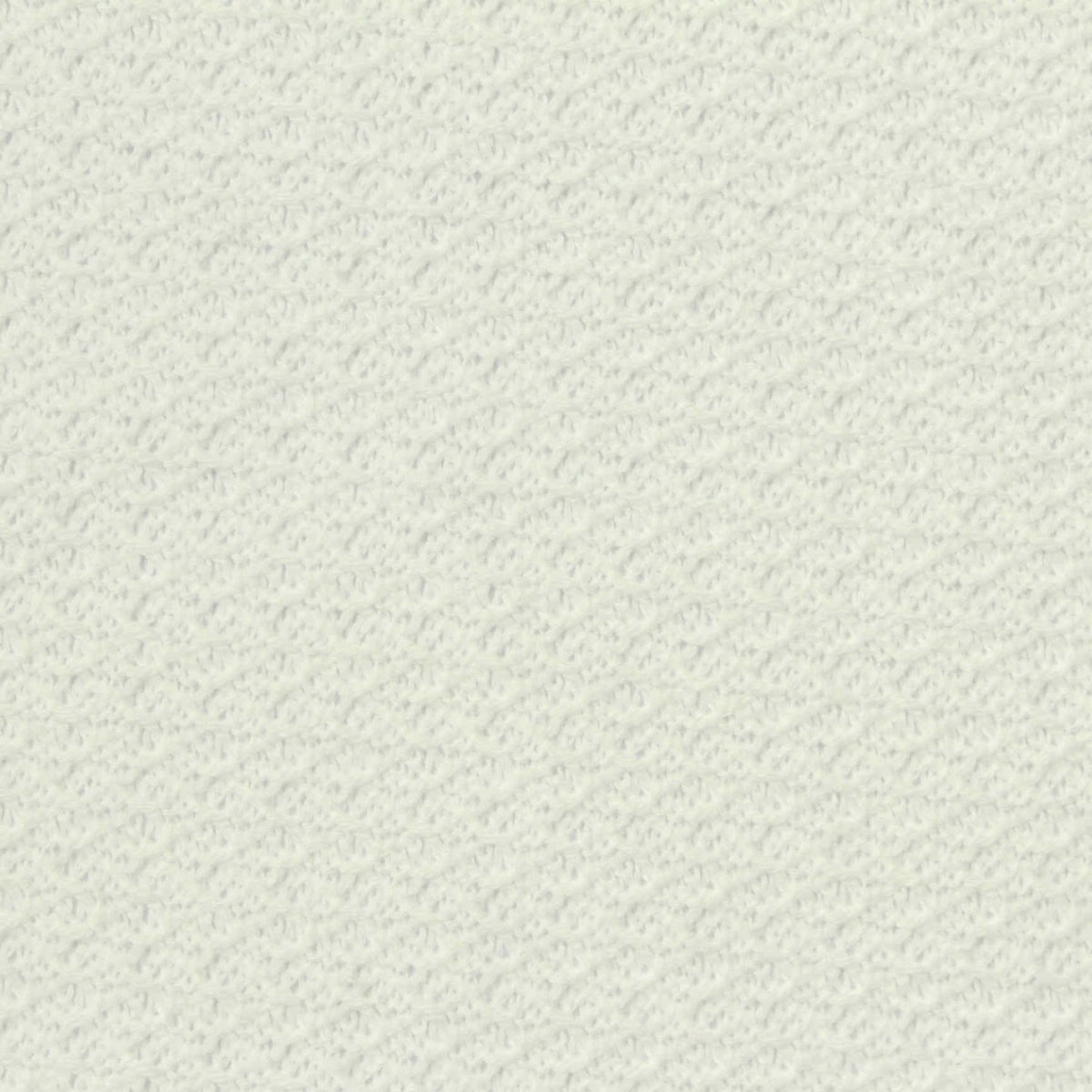 Jacquard Cotton Polyester Chunky Knit Fabric, 225 gsm, 170 cm — White