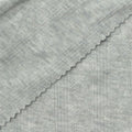 Light Grey Diamond Rib Knit, Poly-Viscose