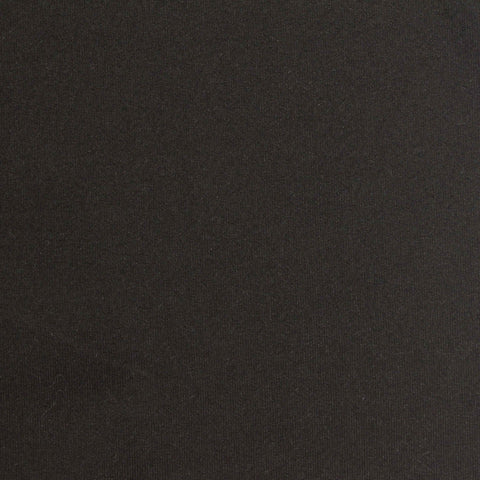 Polyester Stretch Milk Silk Knit Fabric, 230 gsm, 160 cm — Black