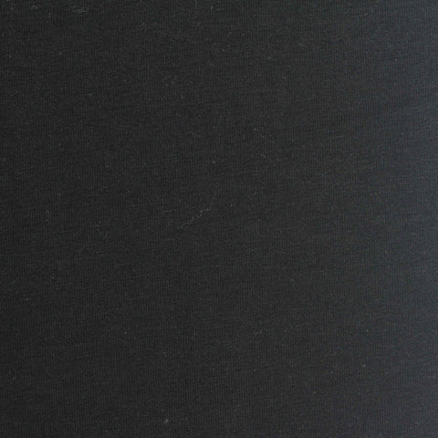 Cotton Modal Stretch Jersey Knit Fabric, 180 gsm, 165 cm — Black