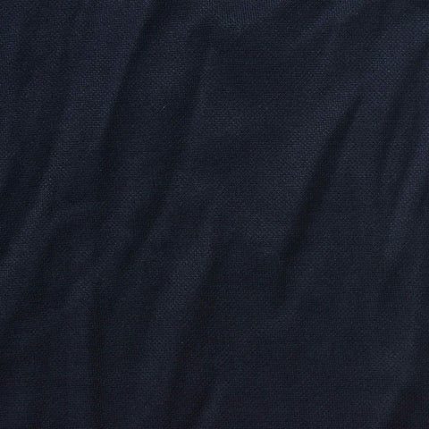 100% Polyester Piqué Knit Fabric, 170 gsm, 165 cm — Navy