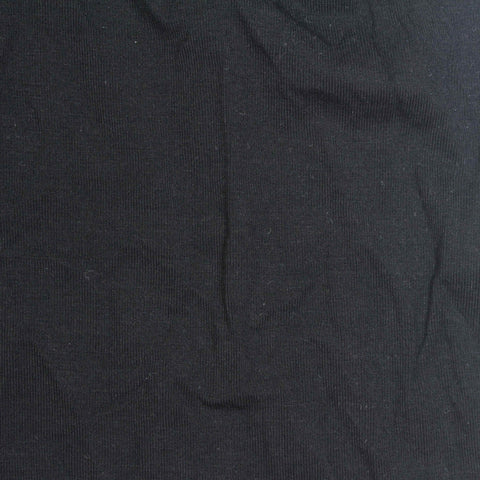 Viscose Stretch Jersey Knit Fabric, 200 gsm, 180 cm — Black