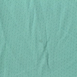 Green Dot Birdseye Knit, Polyester
