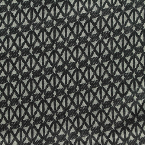 Light Grey Geometric Jersey Knit, Polyester
