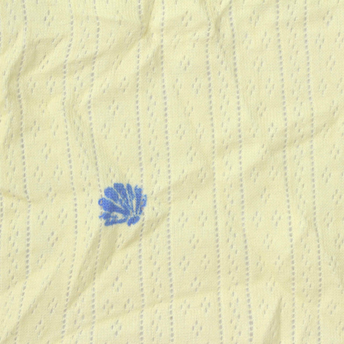 Yellow Diamond Rib Knit, Cotton