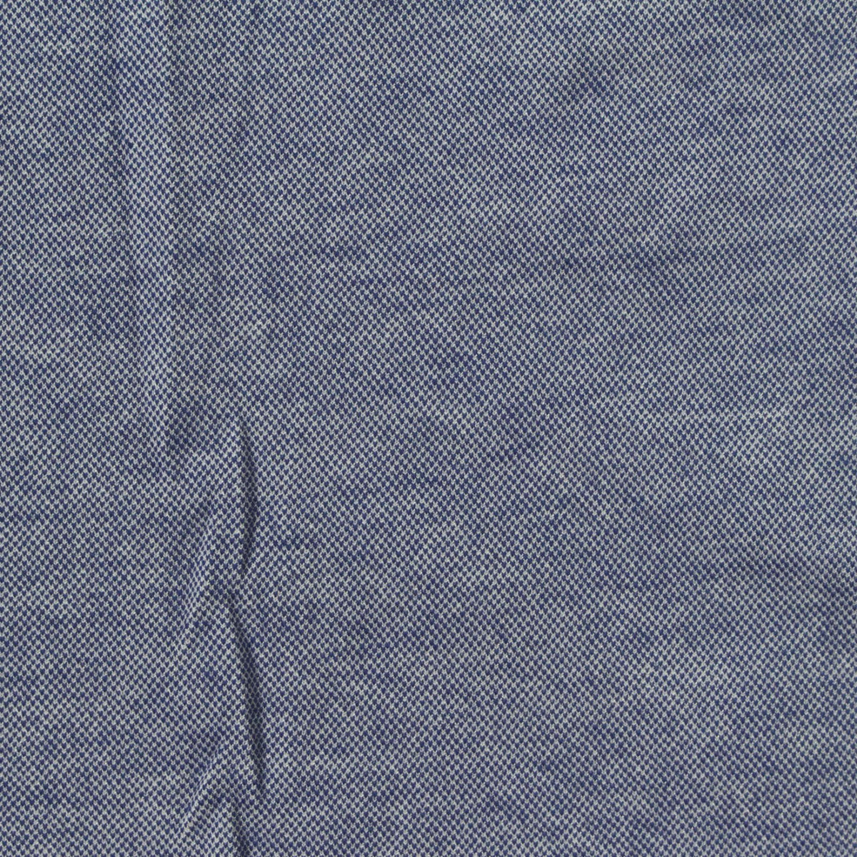 Blue Marl Knit, Poly-Cotton