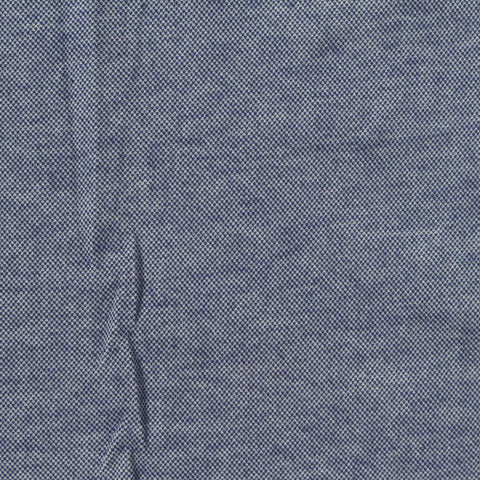 Blue Marl Knit, Poly-Cotton