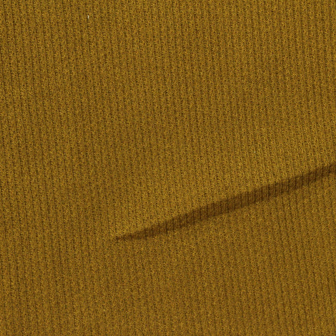 Polyester Cotton Waffle Knit Fabric, 170 gsm, 160 cm — Khaki