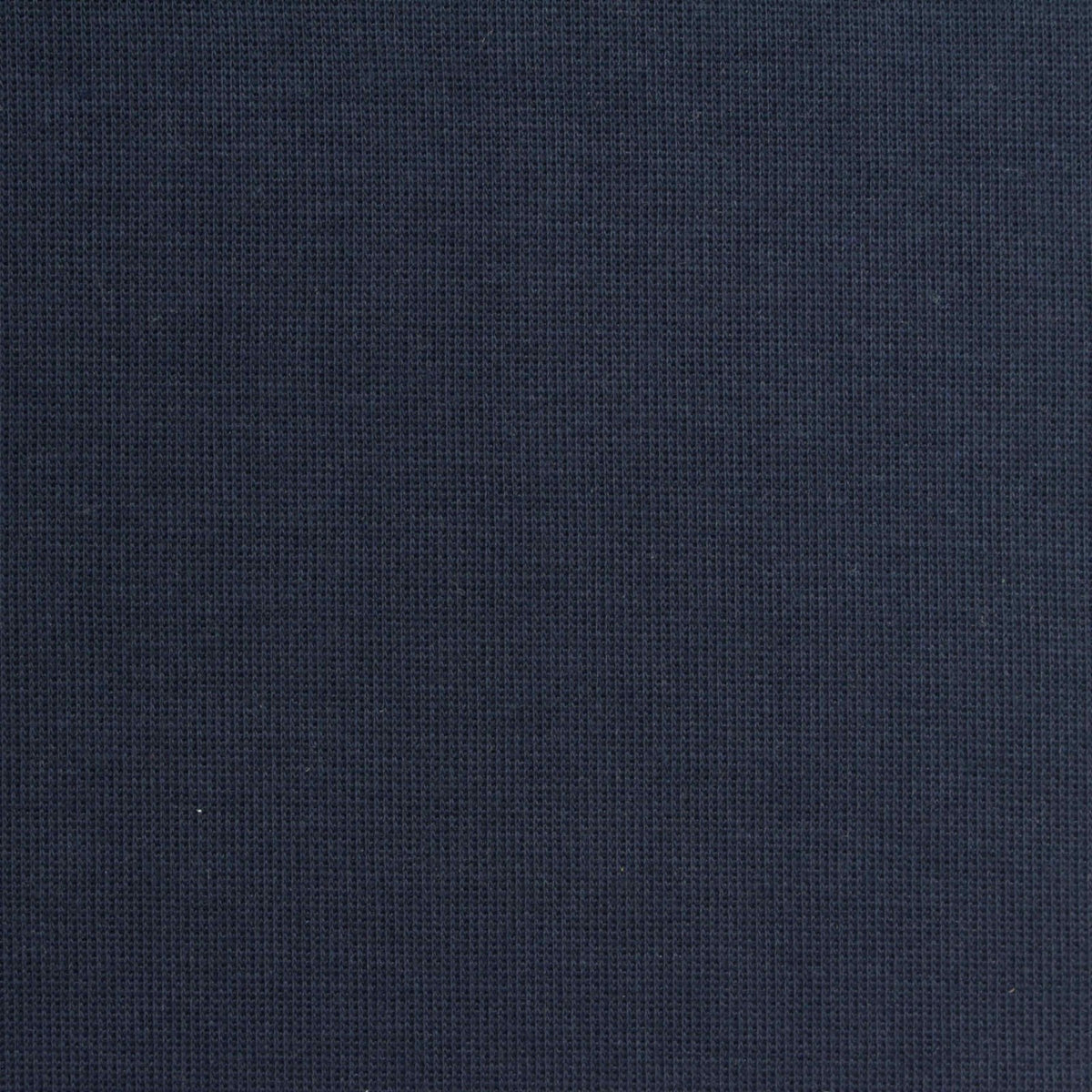 Polyester Cotton Scuba Knit Fabric, 320 gsm, 185 cm — Navy