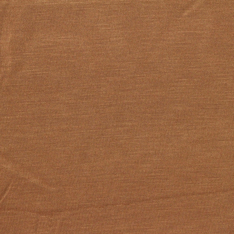 Washed Modal Polyester Knit Fabric, 200 gsm, 190 cm — Brown