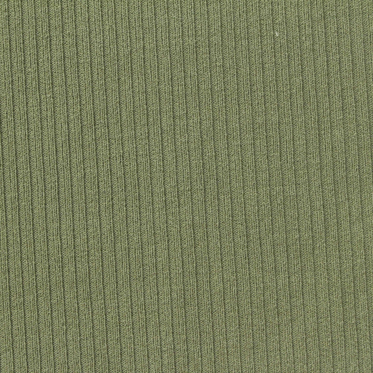 Olive Rib Knit, Poly-Viscose