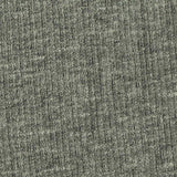 Grey Heathered-Marl Rib Knit, Cotton-Modal — texture