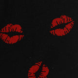 Printed 100% Cotton Jersey Knit Fabric, 160 gsm, 165 cm — Black