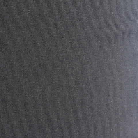 Polyester Tencel Lyocell Stretch Rib Knit Fabric, 220 gsm, 165 cm — Grey