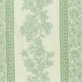 Green Floral Woven, Viscose-Linen, 150 gsm