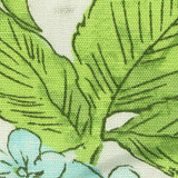 Light Blue Flowers Woven, Viscose-Linen — texture