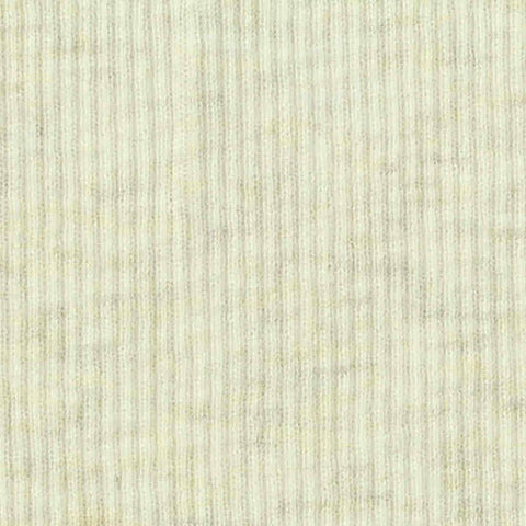Cotton Stretch Rib Knit Fabric, 190 gsm, 110 cm — Beige