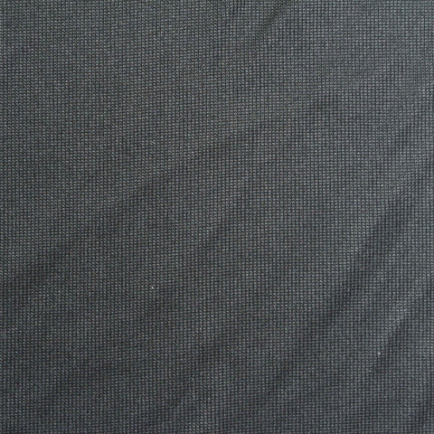 Dark Grey Marl Rib Knit, Polyester, 230 gsm, 200 cm
