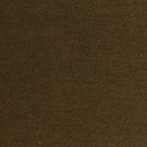 Brushed Polyester Viscose Stretch Rib Knit Fabric, 390 gsm, 160 cm — Green