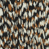 Black Abstract Jersey Knit, Viscose