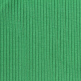 Viscose Stretch Rib Knit Fabric, 260 gsm, 145 cm — Green