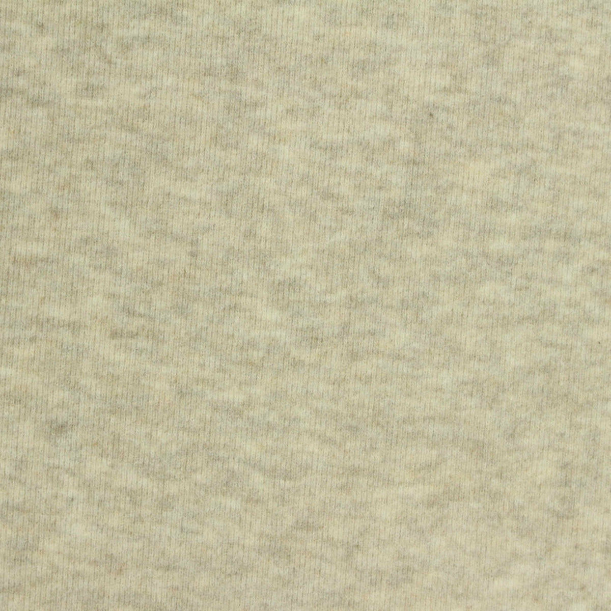 Brushed Polyester Cotton Stretch Rib Knit Fabric, 240 gsm, 165 cm — Beige